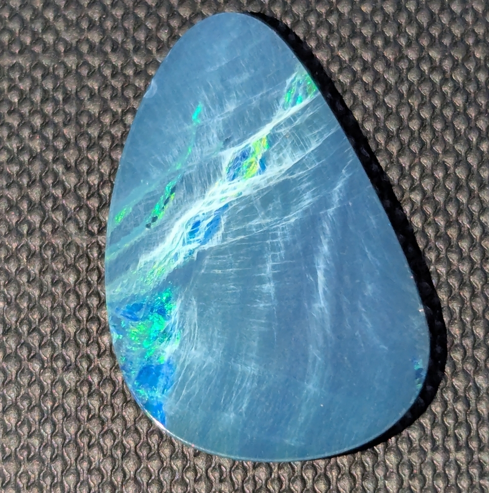 Complex Opal Cabochon Doublet